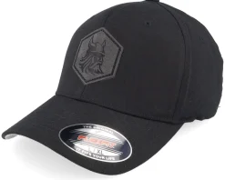 Bearded Viking Helmet Black Flexfit - Vikings