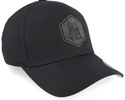 Bearded Viking Helmet Black Flexfit - Vikings
