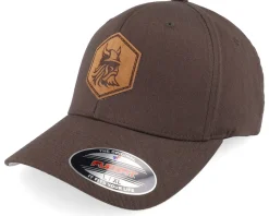 Bearded Viking Helmet Black Flexfit - Vikings