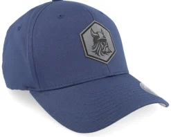 Bearded Viking Helmet Navy Flexfit Wooly Combed - Vikings