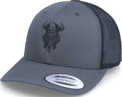 Bearded Viking 2-Tone Charcoal/Black Trucker - Vikings