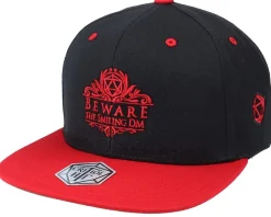 Beware Smiling Dm Black/Red Snapback - Critiql Hit