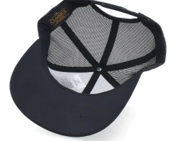 Big Bear Wide Patch Retro Black Trucker - Hunter