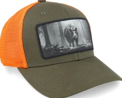Big Boar Wide Mash/Fluorescent Orange Trucker - Hunter