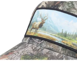 Big Deer Wide Timber Kanati Camo Pattern Flexfit - Hunter
