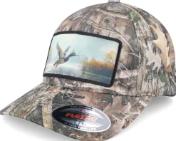 Big Duck Wide Patch Retro Black Trucker - Hunter