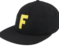 Big F Wool Hat Black Strapback - Fox