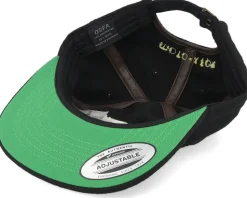 Big F Wool Hat Black Strapback - Fox