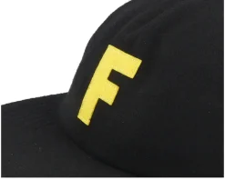 Big F Wool Hat Black Strapback - Fox