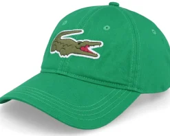Big Logo Fluorine Green Dad Cap - Lacoste