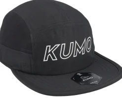 Big Print Logo Cloudfit Black 5-panel - Kumo