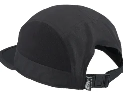 Big Print Logo Cloudfit Black 5-panel - Kumo