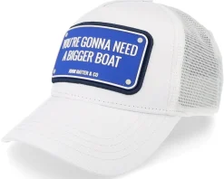 Bigger Boat White Trucker - John Hatter & Co