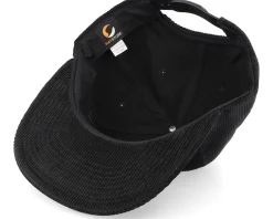 Black Cord 5-panel Halfmoon Snapback - Equip