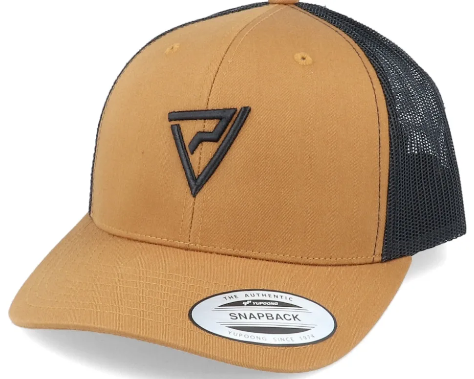 Black 3D Insignia Caramel/Black Trucker - Padelville
