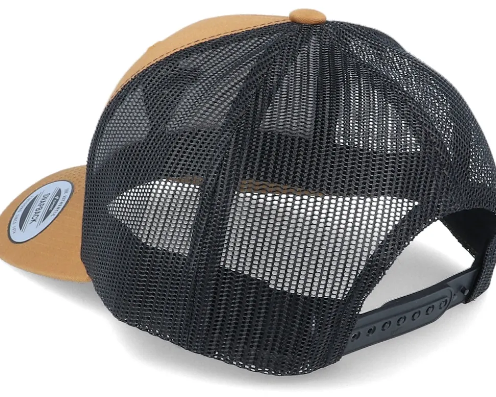 Black 3D Insignia Caramel/Black Trucker - Padelville