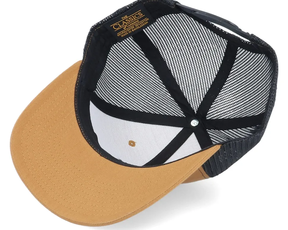Black 3D Insignia Caramel/Black Trucker - Padelville