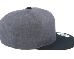 Black D20 Side Panel Charcoal/Black Snapback - Gamerz