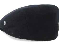 Black Earflap Flat Cap - City Sport