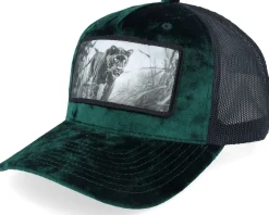 Black Panther Big Patch Velvet Green/Black Trucker - Calza Pennello