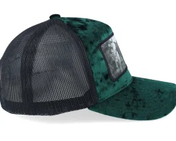 Black Panther Big Patch Velvet Green/Black Trucker - Calza Pennello