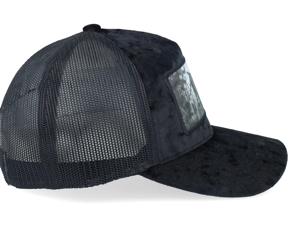 Black Panther Big Patch Velvet Black Trucker - Calza Pennello