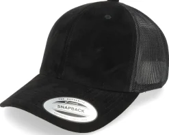 Black Suede Trucker - Yupoong