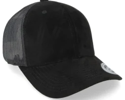Black Suede Trucker - Yupoong