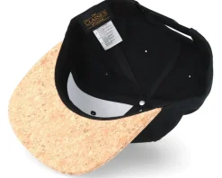 Black/Cork Snapback - Yupoong