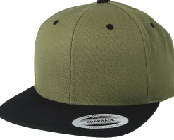Black/Cork Snapback - Yupoong