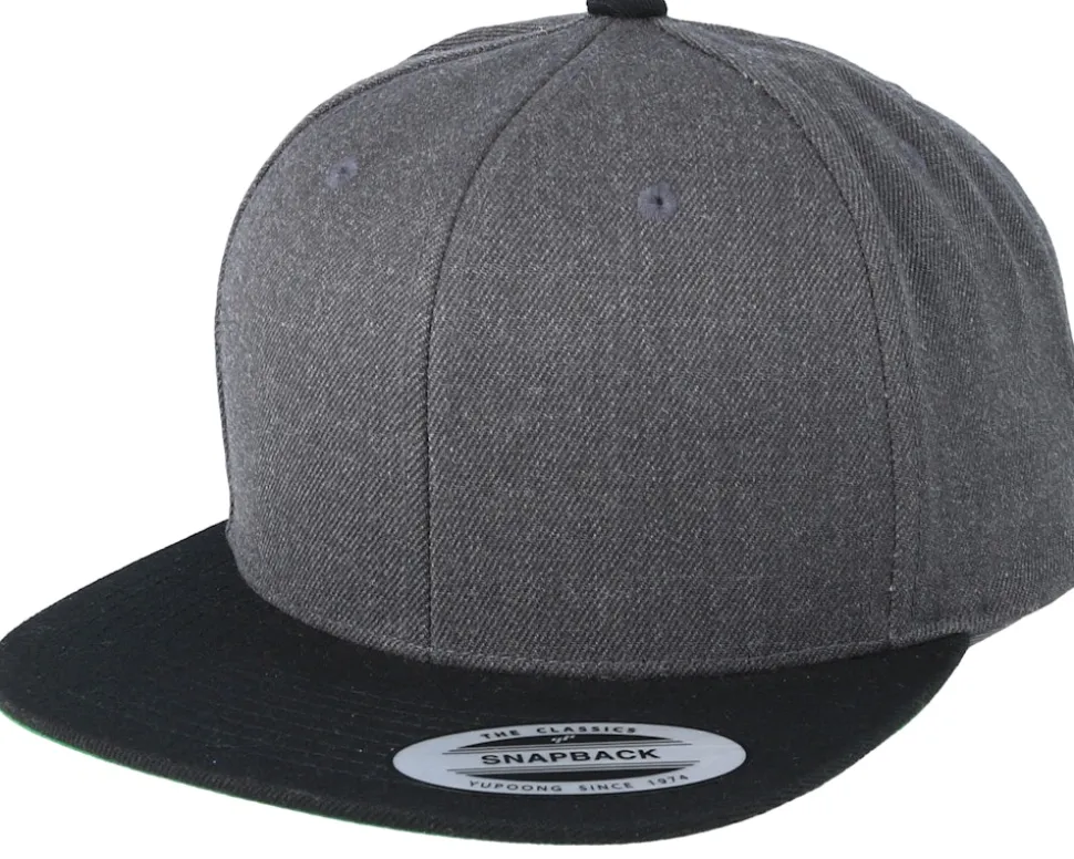 Black/Cork Snapback - Yupoong