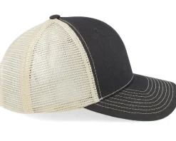 Black/Golden Stone Contrast Stitch Trucker - Equip