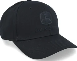 Blackout Full Twill Black Adjustable - John Deere