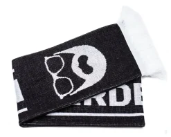 Black/White Scarf - Bearded Man