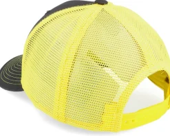 Black/Yellow Contrast Stitch Trucker - Equip