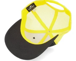 Black/Yellow Contrast Stitch Trucker - Equip