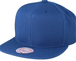 Blank Blue Snapback - Mitchell & Ness