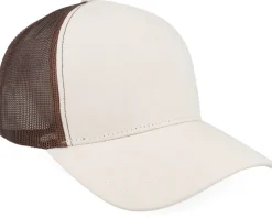 Blank Canvas Beige/Brown A-frame Trucker - Equip