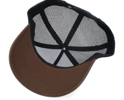 Blank Canvas Brown/Black A-frame Trucker - Equip