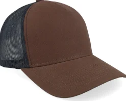 Blank Canvas Brown/Black A-frame Trucker - Equip