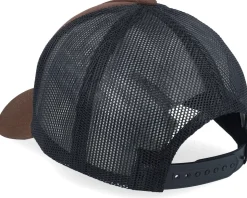 Blank Canvas Brown/Black A-frame Trucker - Equip