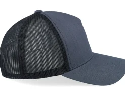 Blank Dark Charcoal/Black A-frame Trucker - Equip