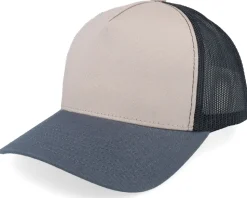 Blank Dark Charcoal/Black A-frame Trucker - Equip