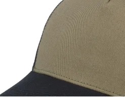 Blank Dark Olive/Black A-frame Trucker - Equip
