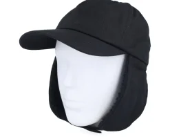 Blank Golfer Cotton Black Unconstructed Earflap - Equip