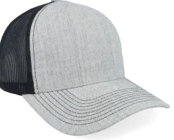 Blank Heather Grey/Black A-frame Trucker - Equip