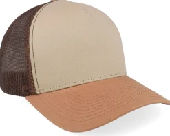 Blank Khaki/Brown/Caramel A-frame Trucker - Equip