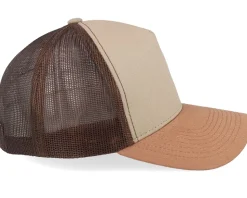 Blank Khaki/Brown/Caramel A-frame Trucker - Equip