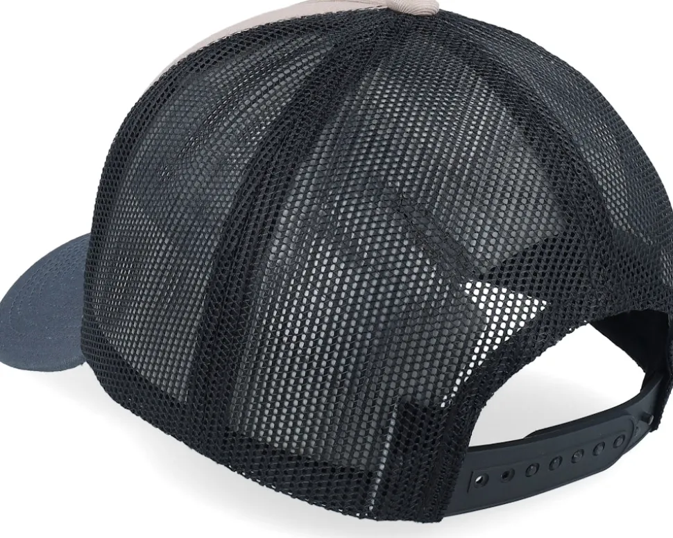 Blank Light Grey/Black/Charcoal A-frame Trucker - Equip