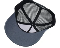 Blank Light Grey/Black/Charcoal A-frame Trucker - Equip